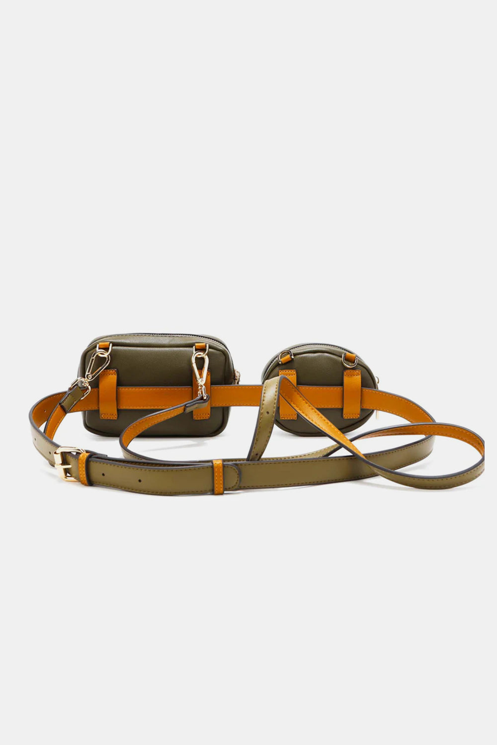 Nicole Lee USA Double Pouch Fanny Pack Trendsi