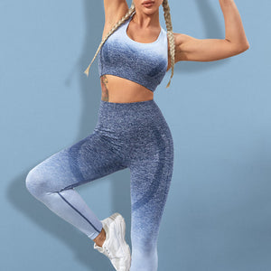 Gradient Sports Tank and Leggings Set Trendsi