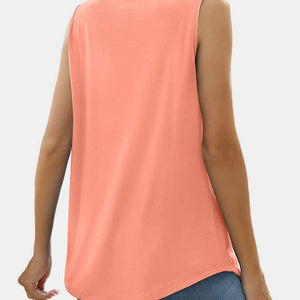 Ruched Square Neck Tank Trendsi