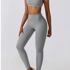 Wide Waistband High Waist Sports Pants Trendsi