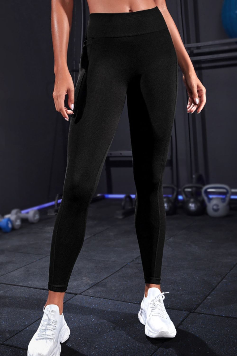 Wide Waistband Sports Leggings Trendsi