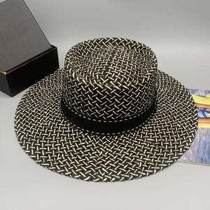 Adjustable Paper Braided Hat Trendsi