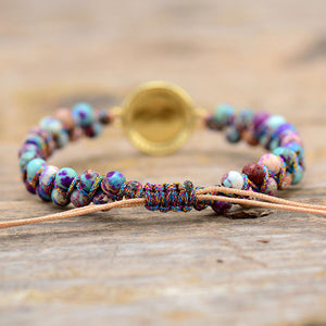 Imperial Jasper Beaded Bracelet Trendsi