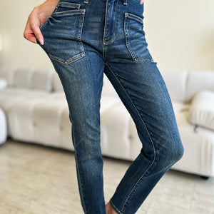 Judy Blue Full Size High Waist Skinny Jeans Trendsi