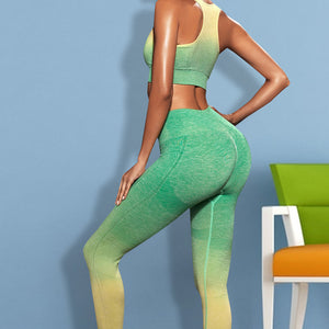 Gradient Sports Tank and Leggings Set Trendsi