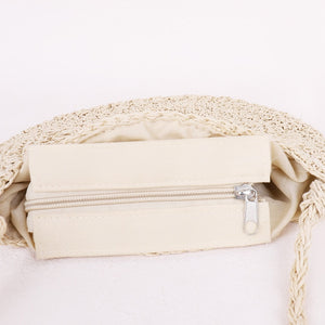 Tassel Straw Braided Strap Shoulder Bag Trendsi