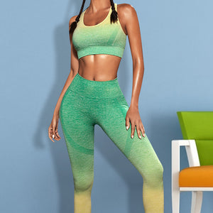 Gradient Sports Tank and Leggings Set Trendsi