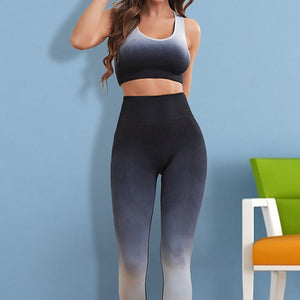 Gradient Sports Tank and Leggings Set Trendsi