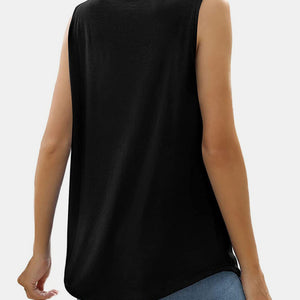 Ruched Square Neck Tank Trendsi