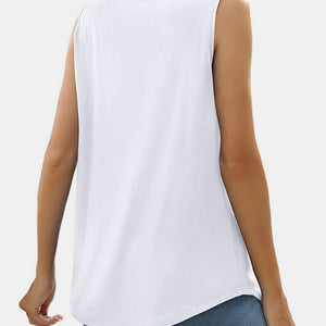 Ruched Square Neck Tank Trendsi