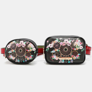 Nicole Lee USA Double Pouch Fanny Pack Trendsi