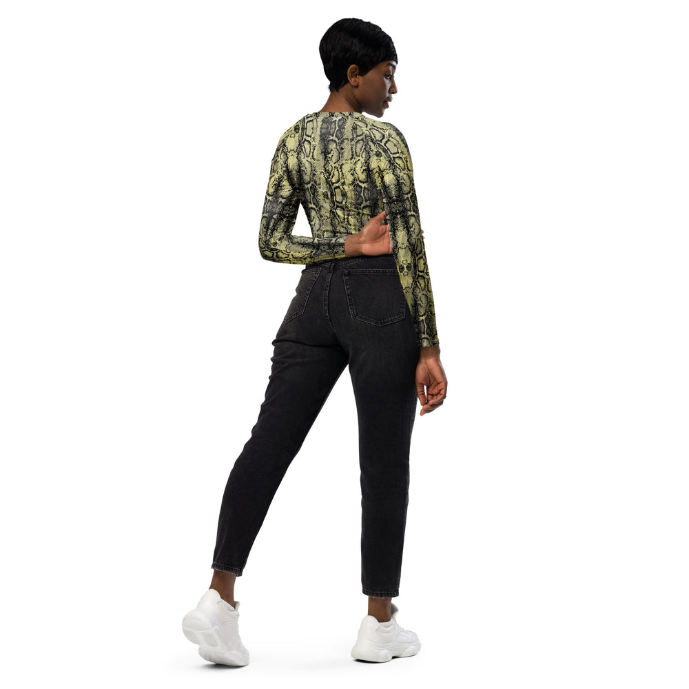 Recycled long-sleeve crop top Bacary-Lee