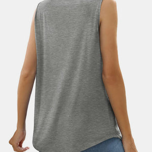 Ruched Square Neck Tank Trendsi