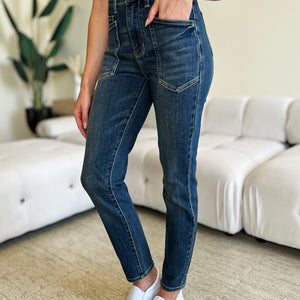 Judy Blue Full Size High Waist Skinny Jeans Trendsi