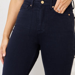 Judy Blue Full Size Garment Dyed Tummy Control Skinny Jeans Trendsi