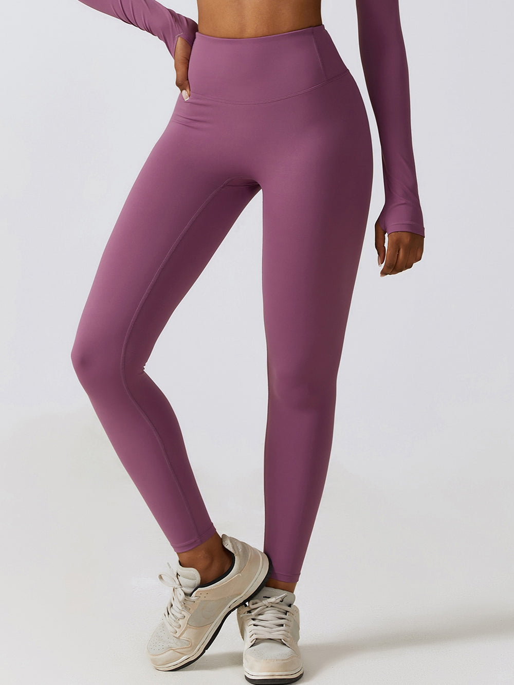 Wide Waistband High Waist Sports Pants Trendsi