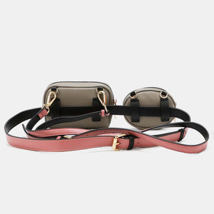 Nicole Lee USA Double Pouch Fanny Pack Trendsi