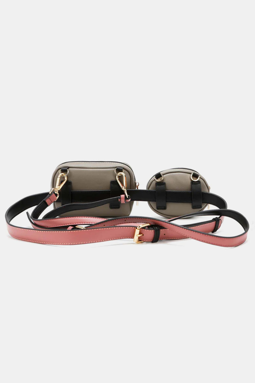 Nicole Lee USA Double Pouch Fanny Pack Trendsi