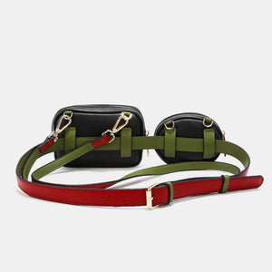 Nicole Lee USA Double Pouch Fanny Pack Trendsi