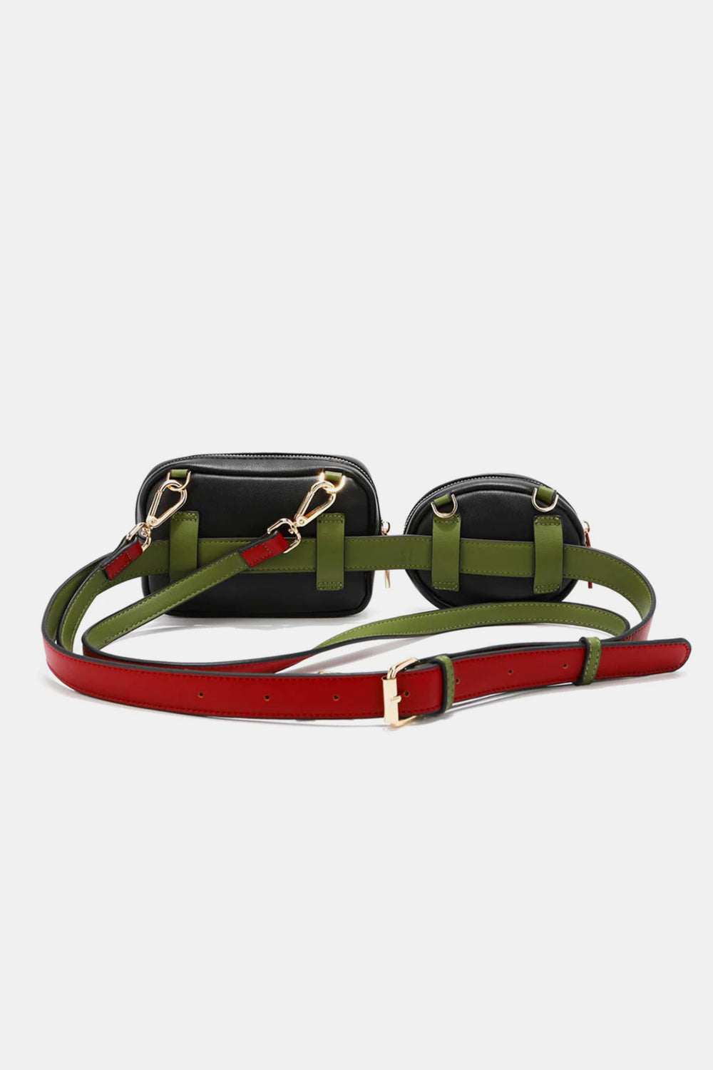 Nicole Lee USA Double Pouch Fanny Pack Trendsi