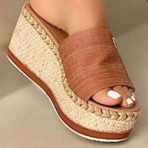 PU Leather Open Toe Sandals Trendsi