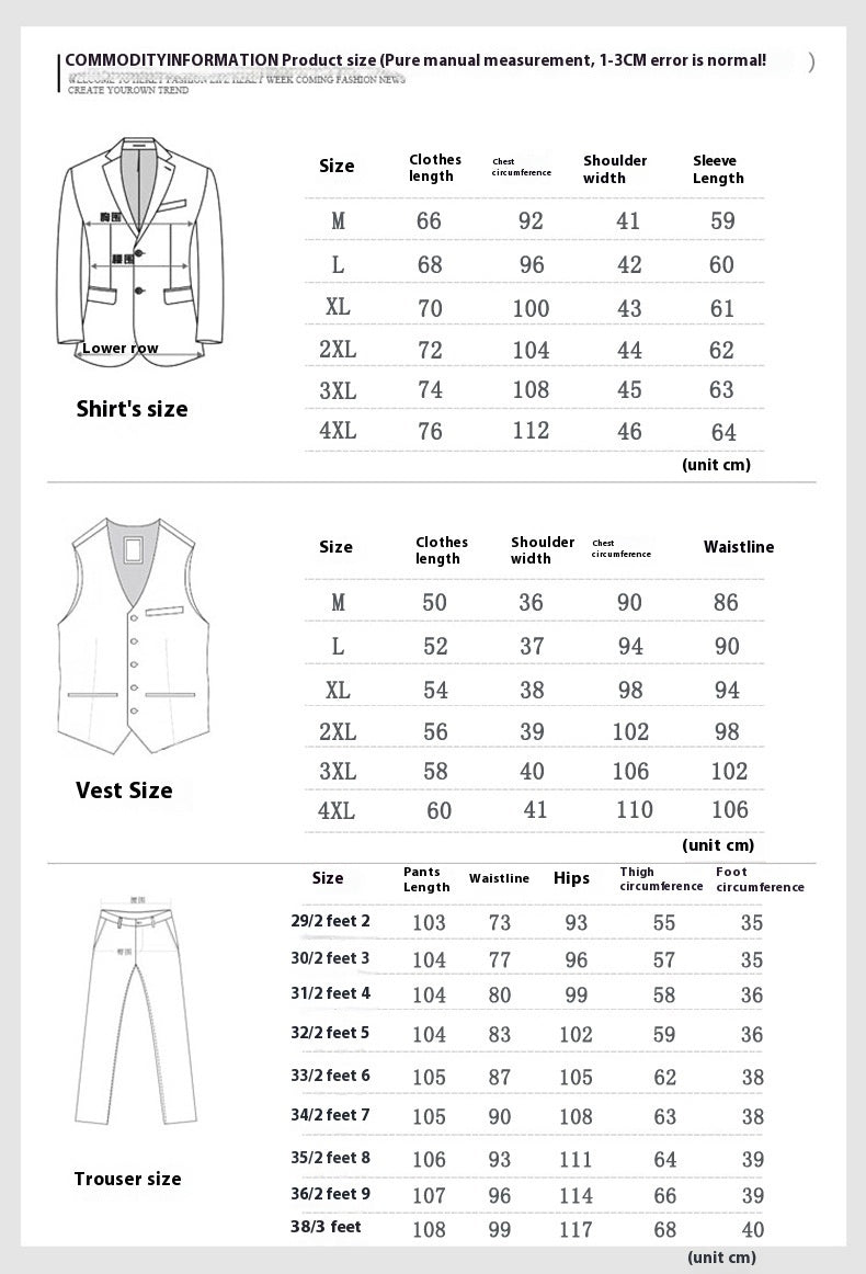 Men's Business Fashion And Leisure Suit My Store