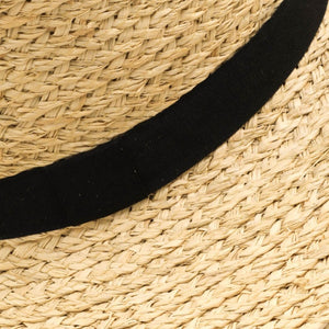 Fame Wide Brim Straw Weave Hat Trendsi