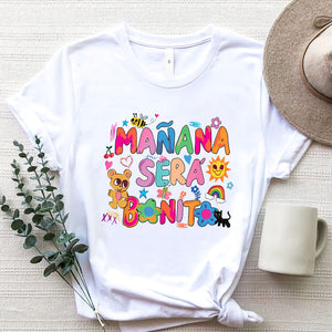 Letter Graphic Round Neck Short Sleeve T-Shirt Trendsi